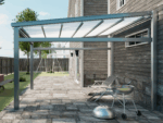 Retractable PVC pergola